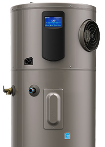 A heat pump water heater.